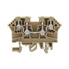 Átmenő sorkapocs TS32/35 1-szintes 24A 0,2-2,5mm2/érvéghüvely bézs RK 2,5-4/ZRL BG CONTA-CLIP - 1211.2