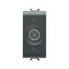 ChoruSmart antenna aljzat TV IEC/apa 1M beépített MM-végzáró 0.5dB/860MHz 0.8dB/2150MHz GEWISS - GW12361