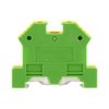 Földelő sorkapocs TS35 1-szintes 0,2-4mm2 zöld-sárga csavaros csavaros SL 4/35 GNYE CONTA-CLIP - 1212.2