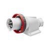 Ipari dugvilla falra szerelhető 3P+N+E ráépíthető 63A 380-415V(50+60Hz) piros IEC309HP GEWISS - GW61453