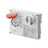 Ipari dugalj ráépíthető 3P+E 3xD01 hengeres betét mechanikai reteszelés 16A IP44 IB GEWISS - GW66130