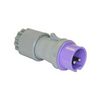 Ipari dugvilla lengő 2P 16A 20-25V(50+60Hz) ibolya IP44 műanyag csavaros Twist PCE - 062v