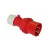Ipari dugvilla lengő 3P+E 32A 400V(50+60Hz) piros IP44 műanyag csavaros 6h-pozíció Shark PCE - 024-6