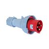 Ipari dugvilla lengő 3P+E 63A 400V(50+60Hz) piros IP67 műanyag csavaros Power Twist PCE - 034-6