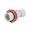 Ipari dugvilla lengő 3P+N+E 16A 380-415V(50+60Hz) piros IP67 műanyag csavaros IEC309HP GEWISS - GW60031H