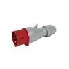 Ipari dugvilla lengő 3P+N+E 32A 380-415V(50+60Hz) piros IP44 műanyag P17 Tempra PRO LEGRAND - 555239