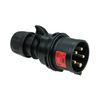 Ipari dugvilla lengő 3P+N+E 32A 400V(50+60Hz) piros IP44 műanyag csavaros 6h-pozíció Midnight PCE - 025-6x