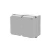 Kötődoboz falonkívüli műanyag 310mm x 240mm 160mm szürke teli fedél-fedél IP55 System Pro E ABB - 1SL0864A00