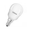 LED lámpa gömb 5.7W 40W 220-240V AC E14 470lm 827 15000h A+-en.o. 2700K LED Value CLP LEDVANCE - 4058075147898