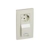 Niloé USB töltőaljzat A 2P+F 16A/230V dugaljjal 1 x 2400mA/ 5V bézs LEGRAND - 764630