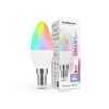Okos LED lámpa B38 (Tuya Wi-Fi) gyertya 4,9W- 40W E14 470lm DIM 220-240V AC LED Smart Modee - MSL-C4,9WE14RGB