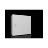 Szekrény fali teli ajtós acél szerelőlappal 380mm x 380mm x 210mm IP66 AX 1380.000 Rittal - 1380000