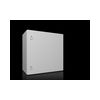 Szekrény fali teli ajtós acél szerelőlappal 600mm x 600mm x 350mm IP66 AX 1360.000 Rittal - 1360000