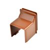 Vezetékcsatorna illesztőkeret 20x20-hoz 19.2mm-ma 21.2mm-sz műanyag barna LHD KOPOS - 8629_I2