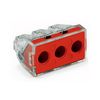 Vezetékösszekötő átlátszó 3-pólus 2.5-6mm2 41A 400V átlátszó Nem oldható - 773-173