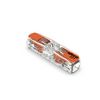 Vezetékösszekötő oldható 32A/450V leágazás 2x 0.2-4mm2 átlátszó polikarbonát (PC) WAGO - 221-2411