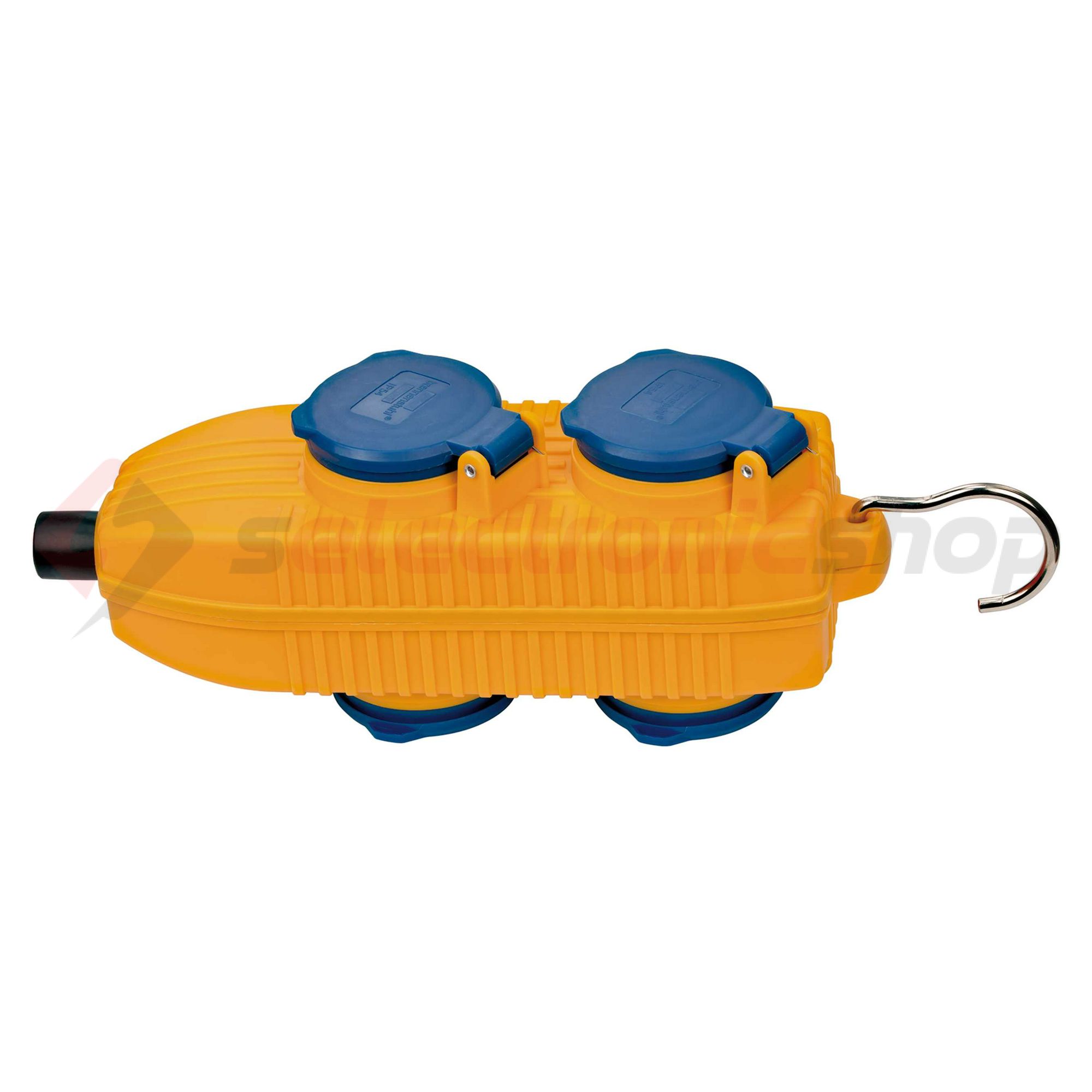 16A/230V dugaszoló elosztó 16A/230V 4x16A2P+E/230V műanyag függeszthető IP44 Powerblock LECTRA - 1081070010