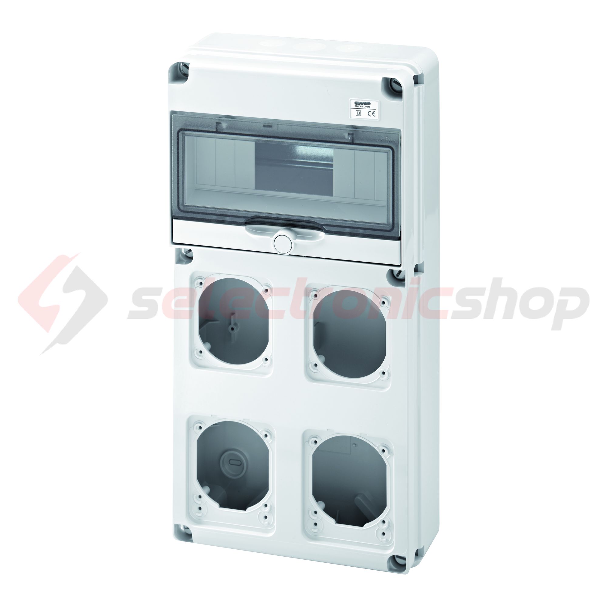 4-dugaljhellyel 4-dugajhellyel  68Q-DIN GEWISS - GW68003N