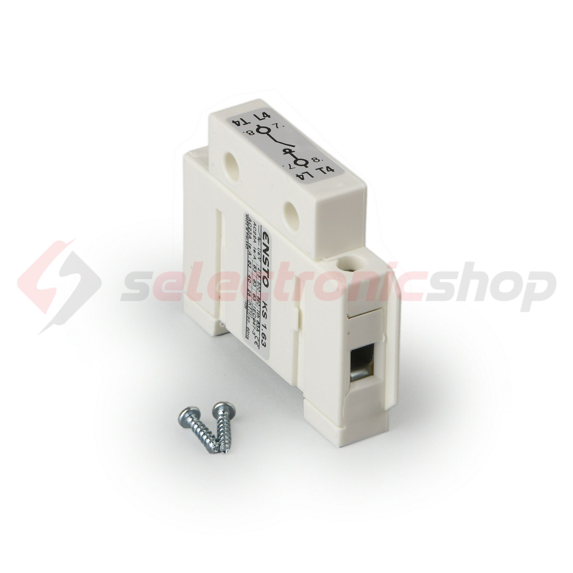 4. pólus sorolható 32A KS-hez  Ensto - KS1.32