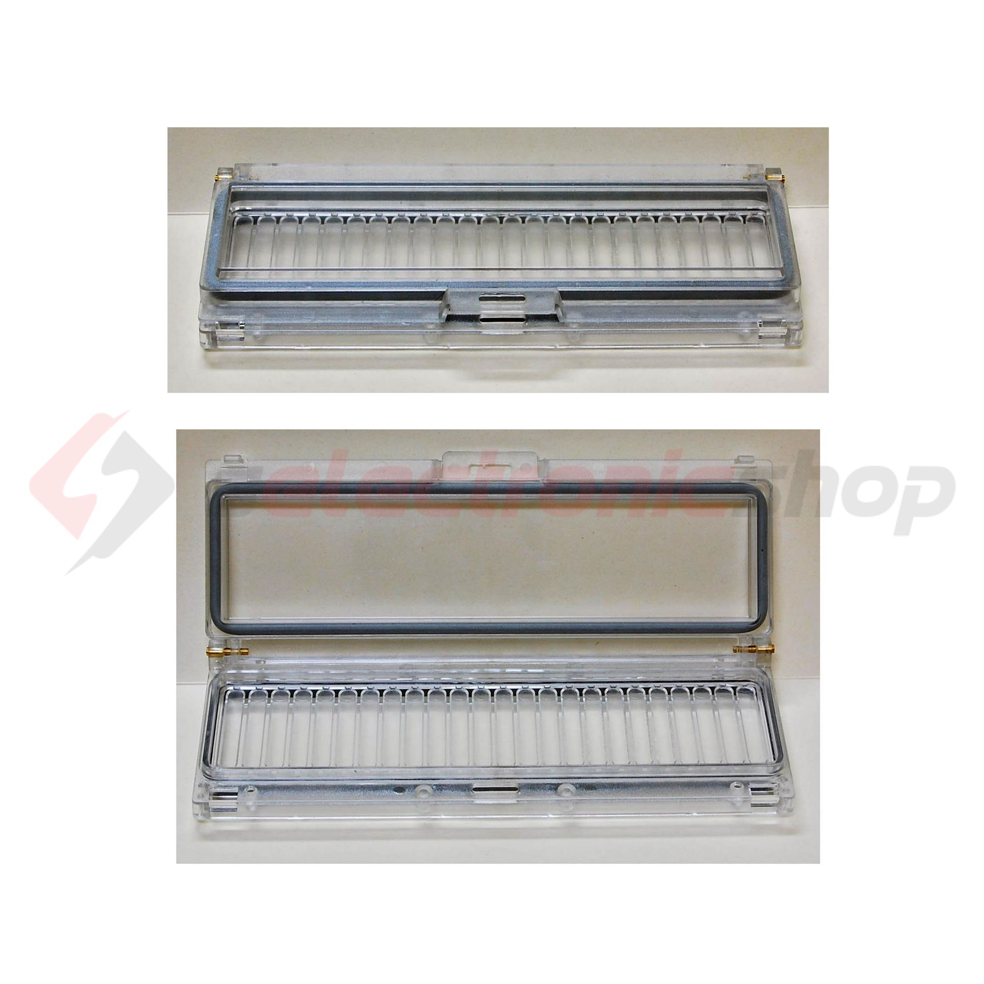 Ablak lakatolható IP65 12modul 234mm-sz 88mm-ma Csatári Plast - CSP99000012