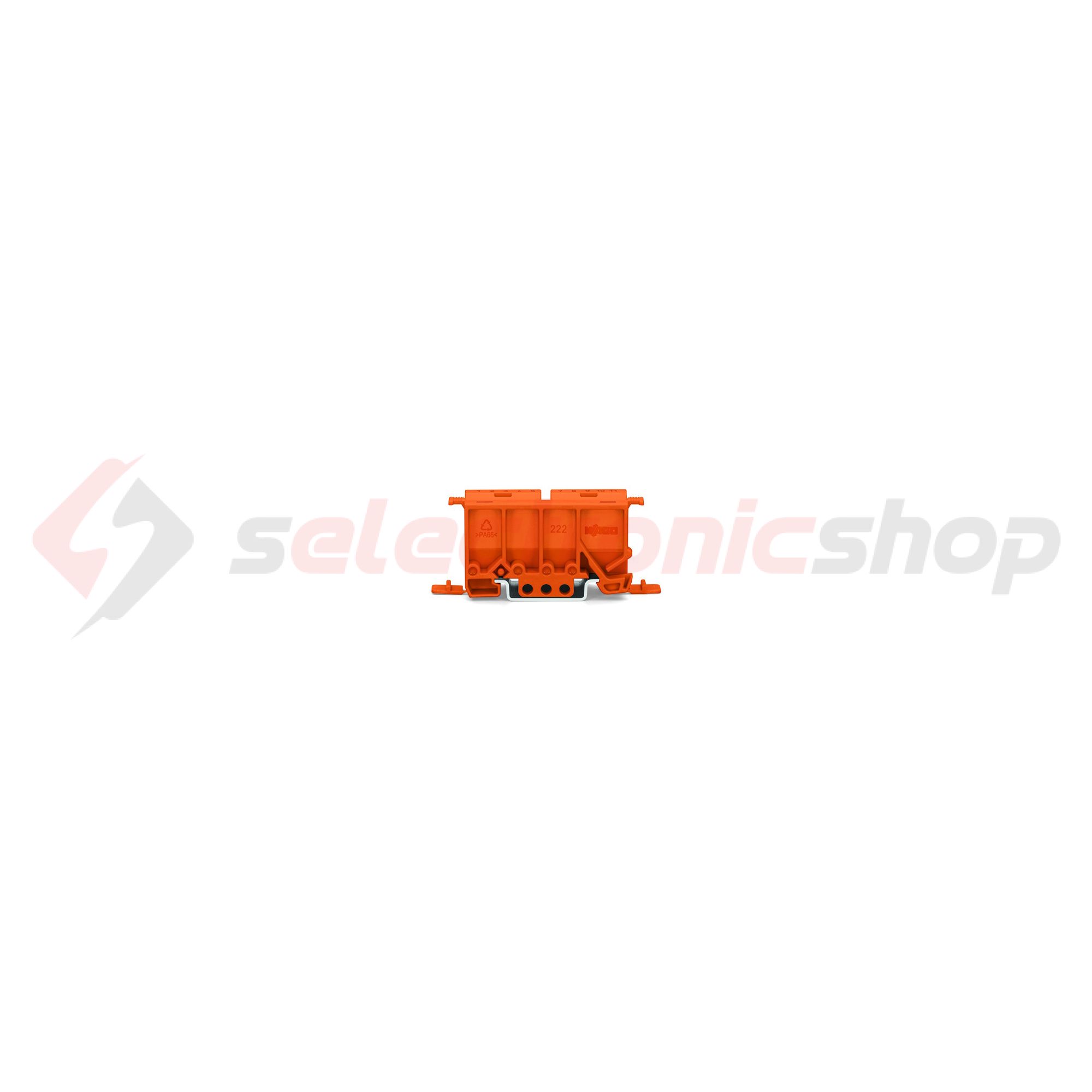 Adapter vezetékösszekötőhöz narancs WAGO - 222-500