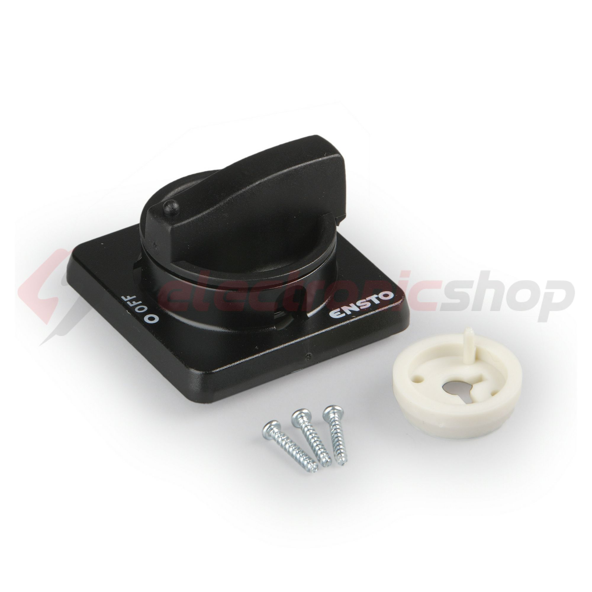 Ajtókuplung forgató hajtás KS3-hoz fekete zárható Ensto - KSH48.01