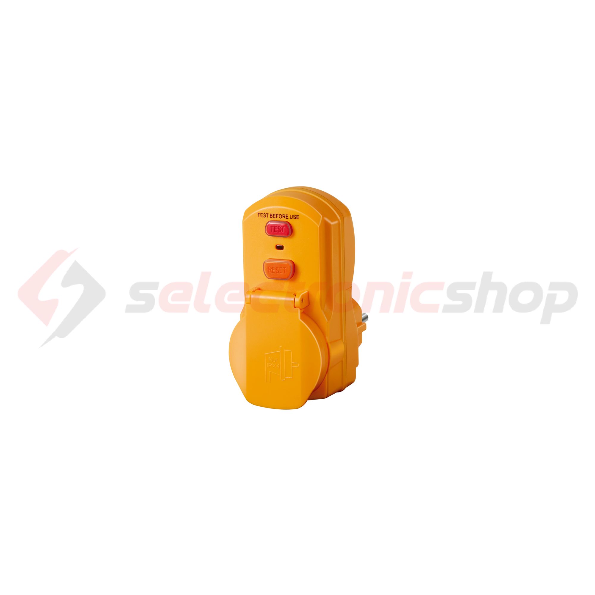 Áram-védőkapcsolós adapter 2P+F dugaszolható 16A 250V 0.03A adapter dugó BDI-A 2 LECTRA - 1290660