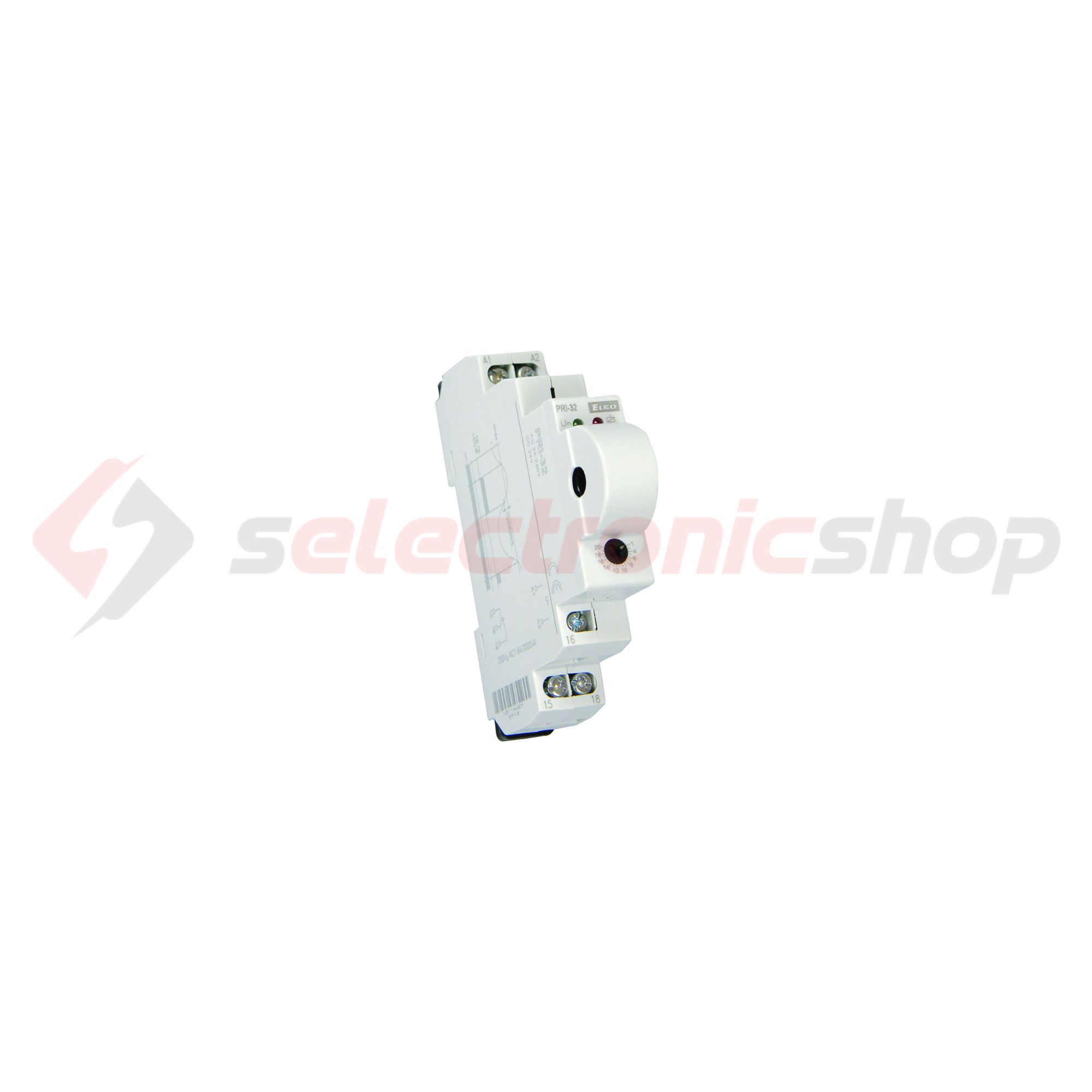 Áramfigyelő relé áramváltós 8A/250V 1v 1-20A-max. csavaros PRI-32 Elko EP - 2196