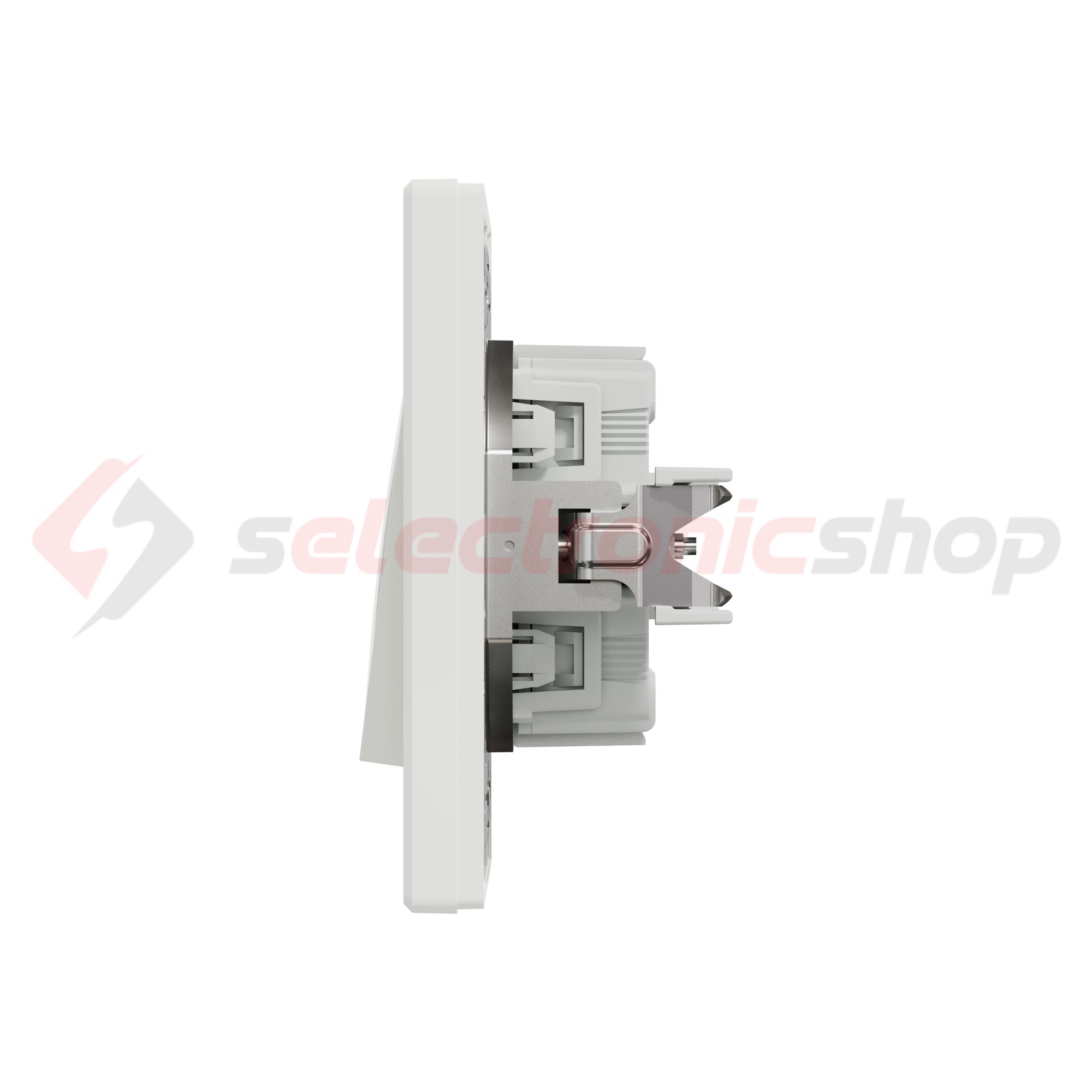 Asfora 105 2x1P csillárkapcsoló betét teljes fedéllel fehér süllyesztett IP20 1- Schneider - EPH0300121