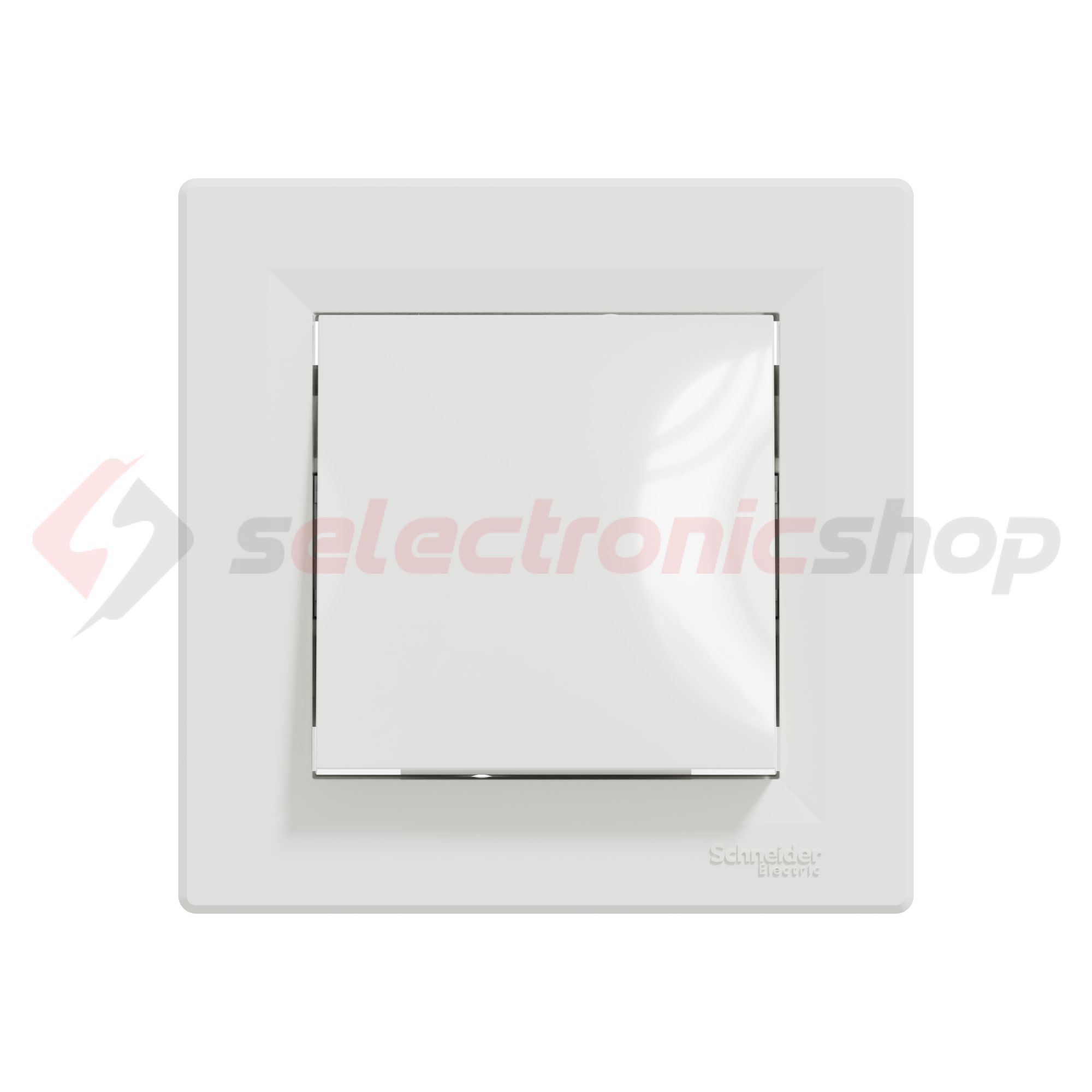 Asfora 106 váltókapcsoló betét teljes fedéllel fehér süllyesztett IP20 1- Schneider - EPH0400121