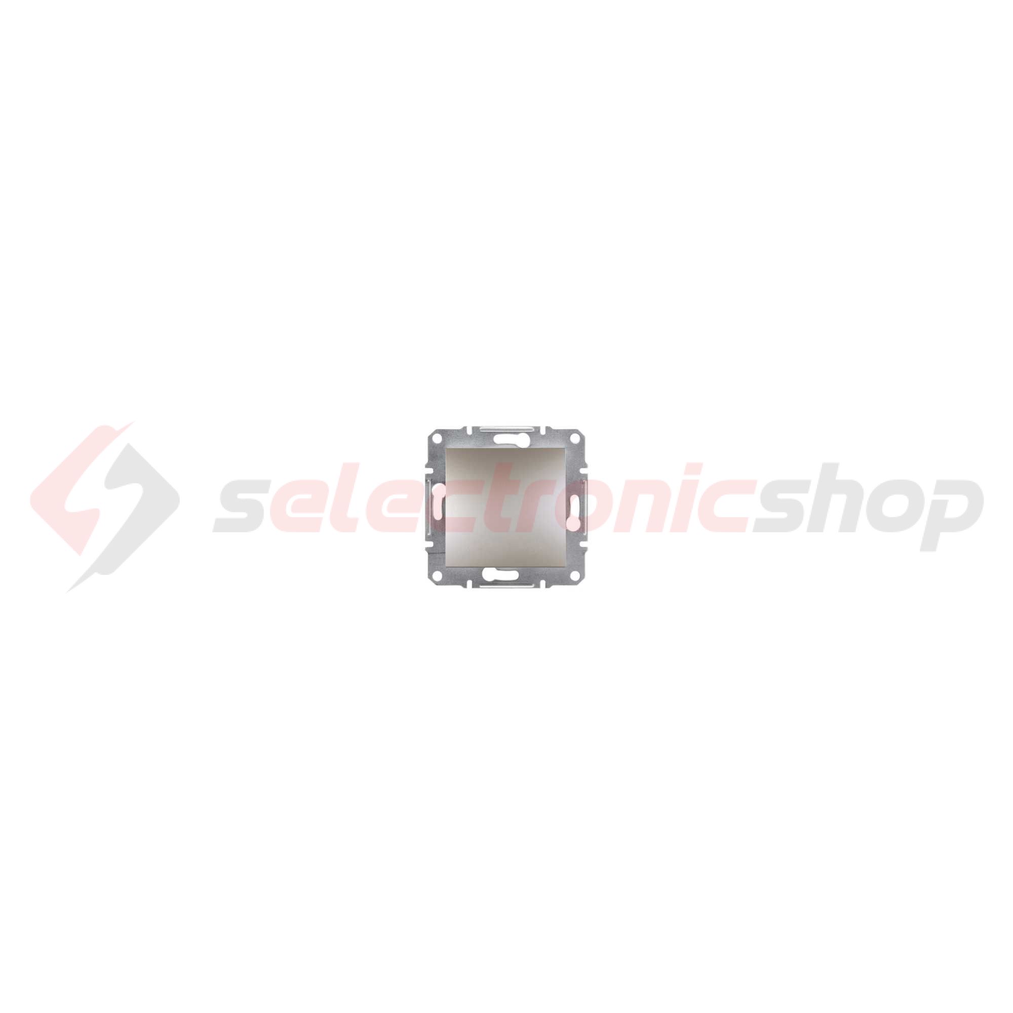 Asfora 107 keresztkapcsoló betét közp. fedéllel bronz süllyesztett csavaros IP20 1- Schneider - EPH0500369