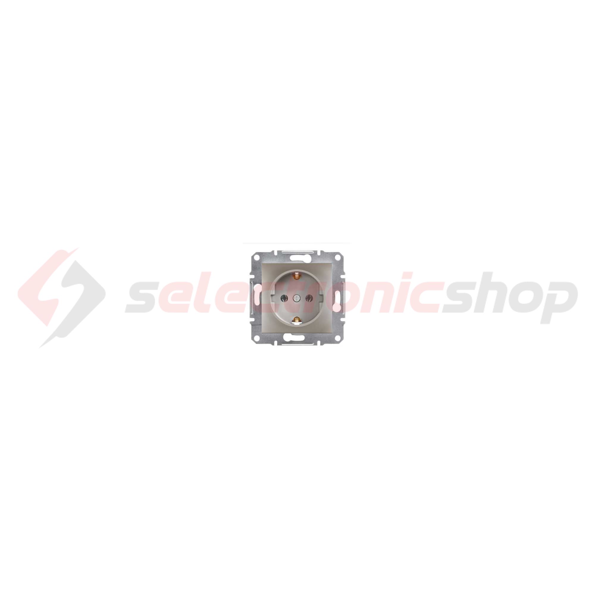 Asfora 162 dugalj földelt bronz IP20 süllyesztett Schneider - EPH2900169