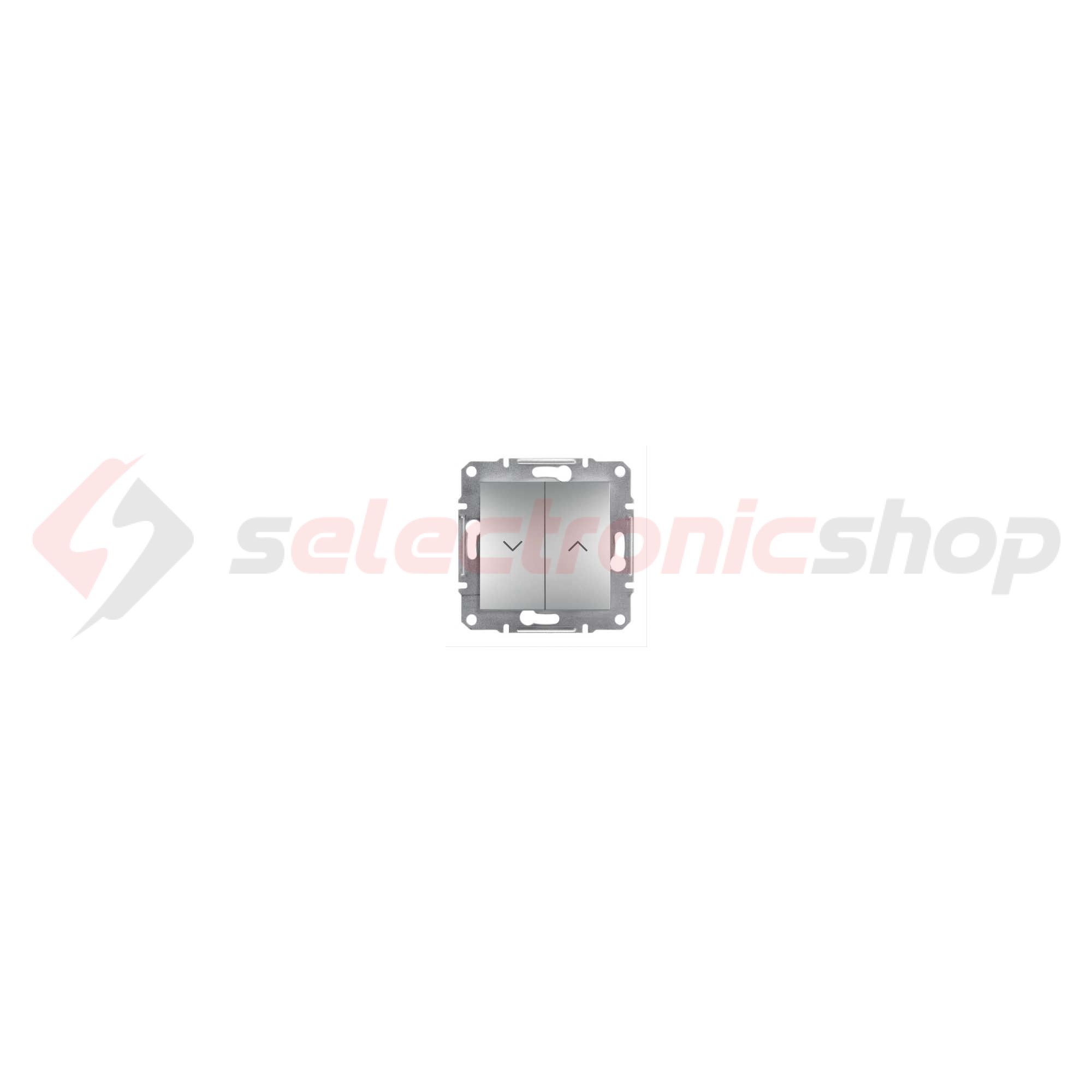 Asfora redőnymozgató 2P nyomógomb billentyűs alumínium műanyag Schneider - EPH1300161