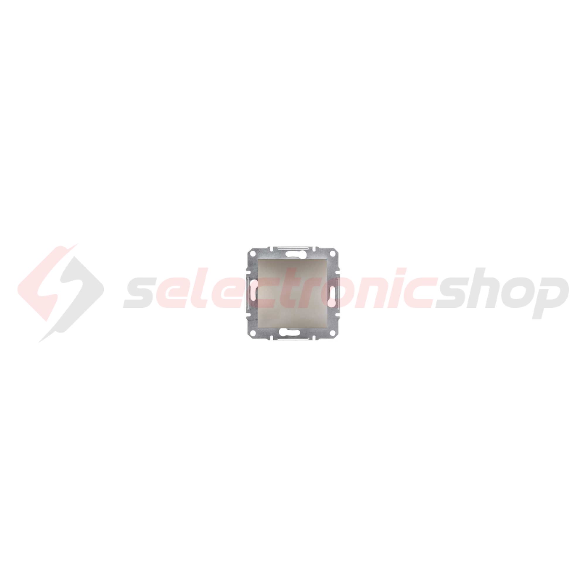 Asfora vakfedél vakfedél bronz üres-jel IP20 műanyag karmos Schneider - EPH5600169