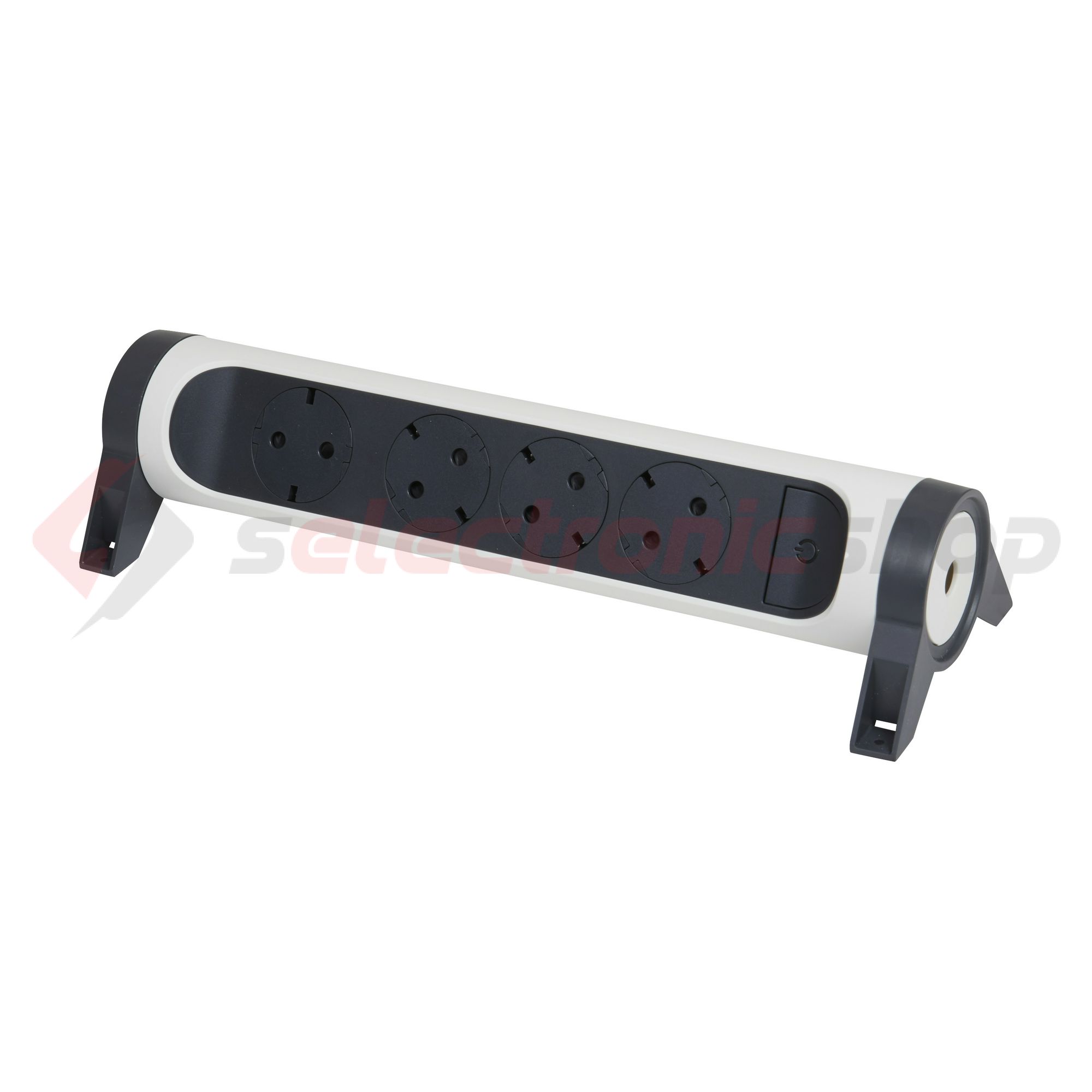 Asztali elosztósor 3680W gyerekvédős fehér/fekete forgatható 4x2P+E/230V 16A IP20 Premium LEGRAND - 694544
