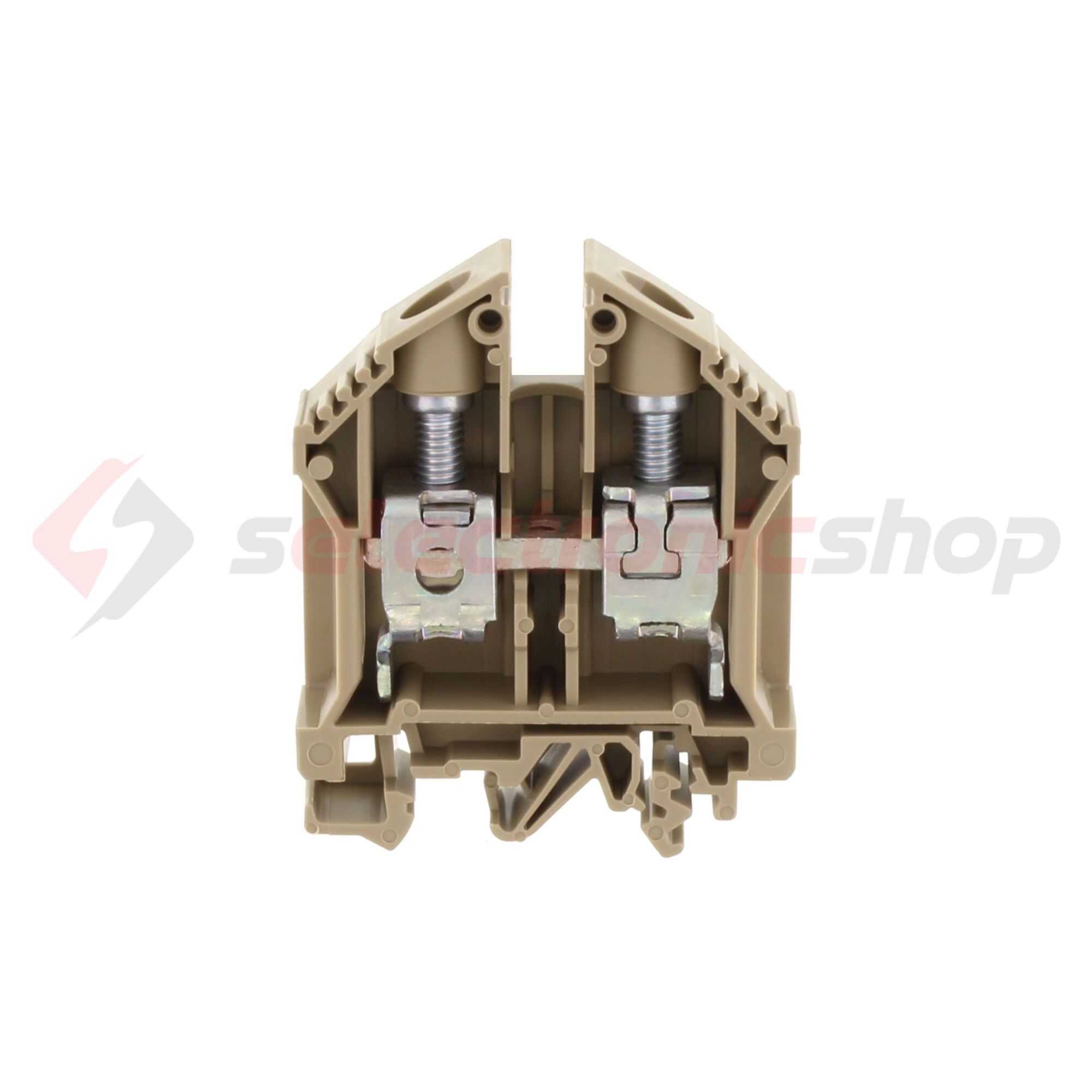 Átmenő sorkapocs TS32/35 1-szintes 125A 2,5-35mm2/érvéghüvely bézs csavaros/ RK 35 BG CONTA-CLIP - 1052.2