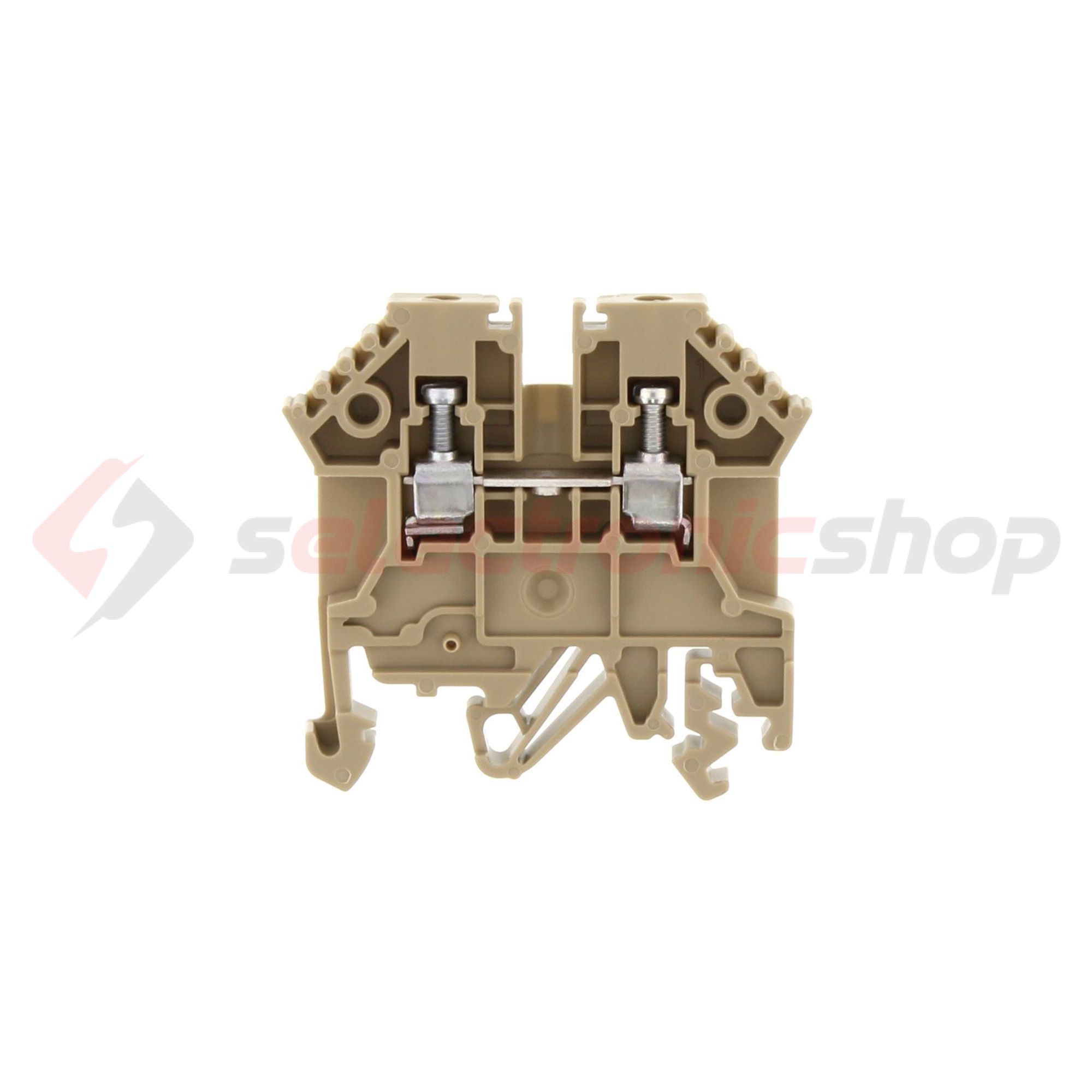 Átmenő sorkapocs TS32/35 1-szintes 24A 0,2-2,5mm2/érvéghüvely bézs csavaros/ RK 2,5 BG CONTA-CLIP - 1296.2