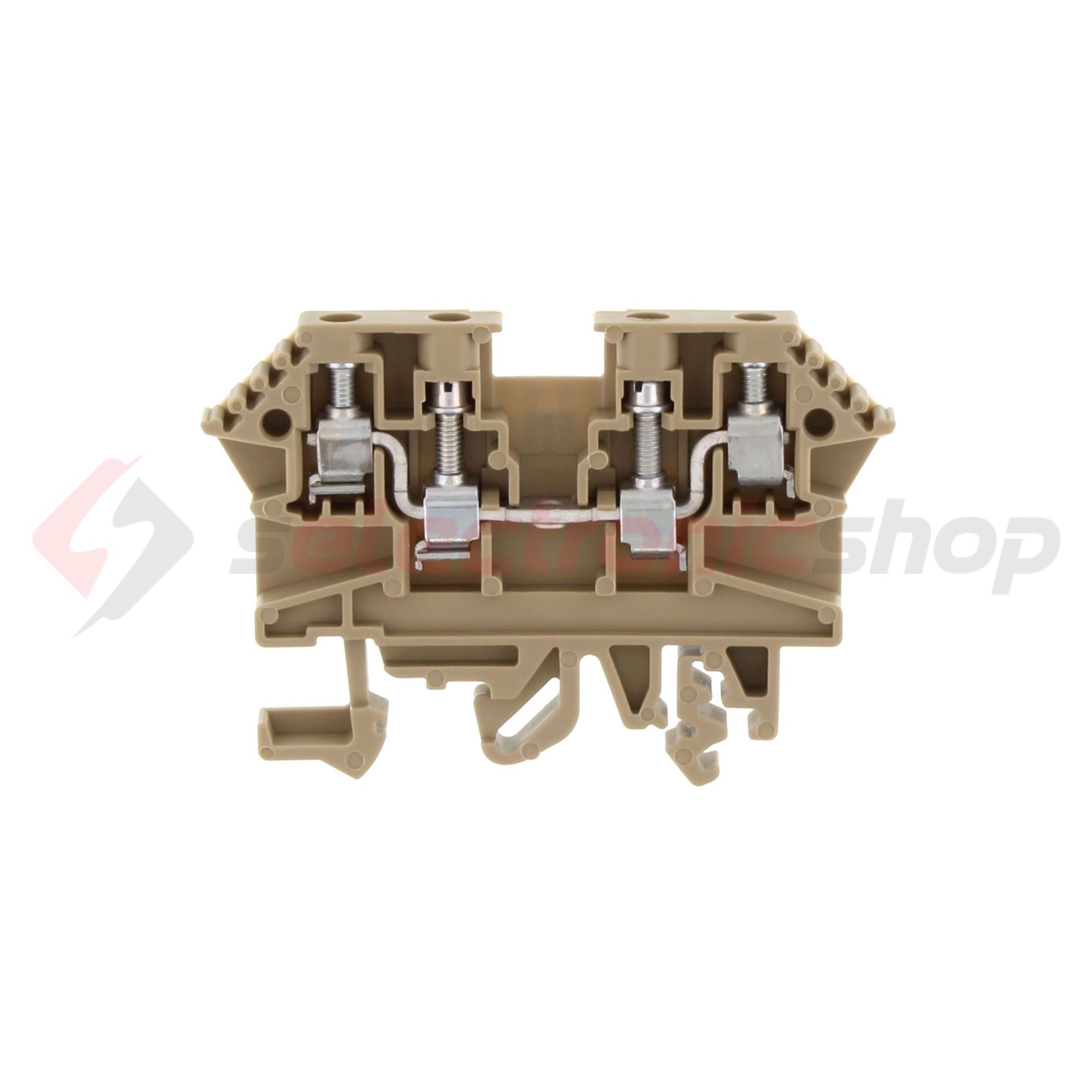Átmenő sorkapocs TS32/35 1-szintes 24A 0,2-2,5mm2/érvéghüvely bézs RK 2,5-4/ZRL BG CONTA-CLIP - 1211.2