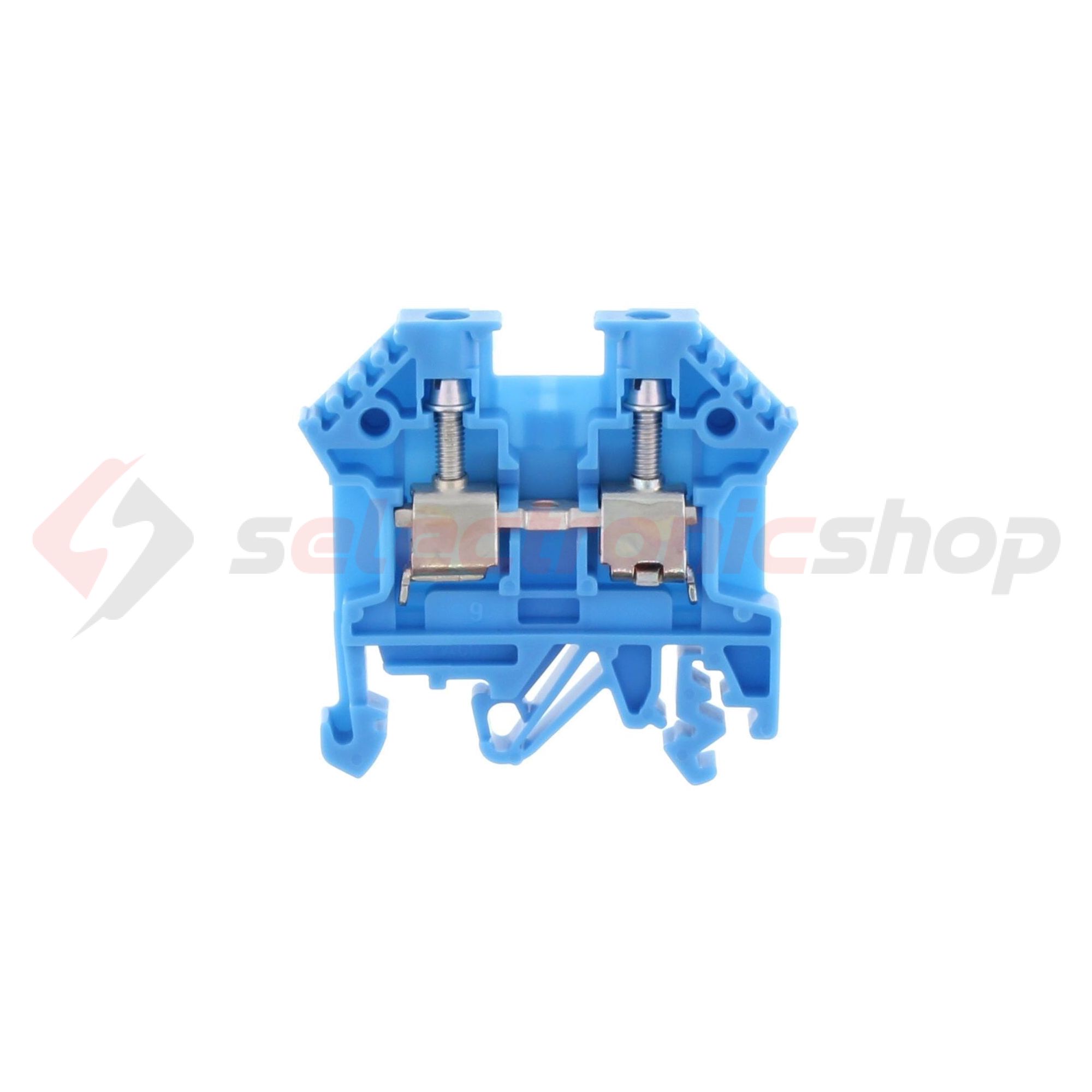 Átmenő sorkapocs TS32/35 1-szintes 32A 0,2-4mm2/érvéghüvely kék csavaros/ RK 2,5-4 BU CONTA-CLIP - 1001.5