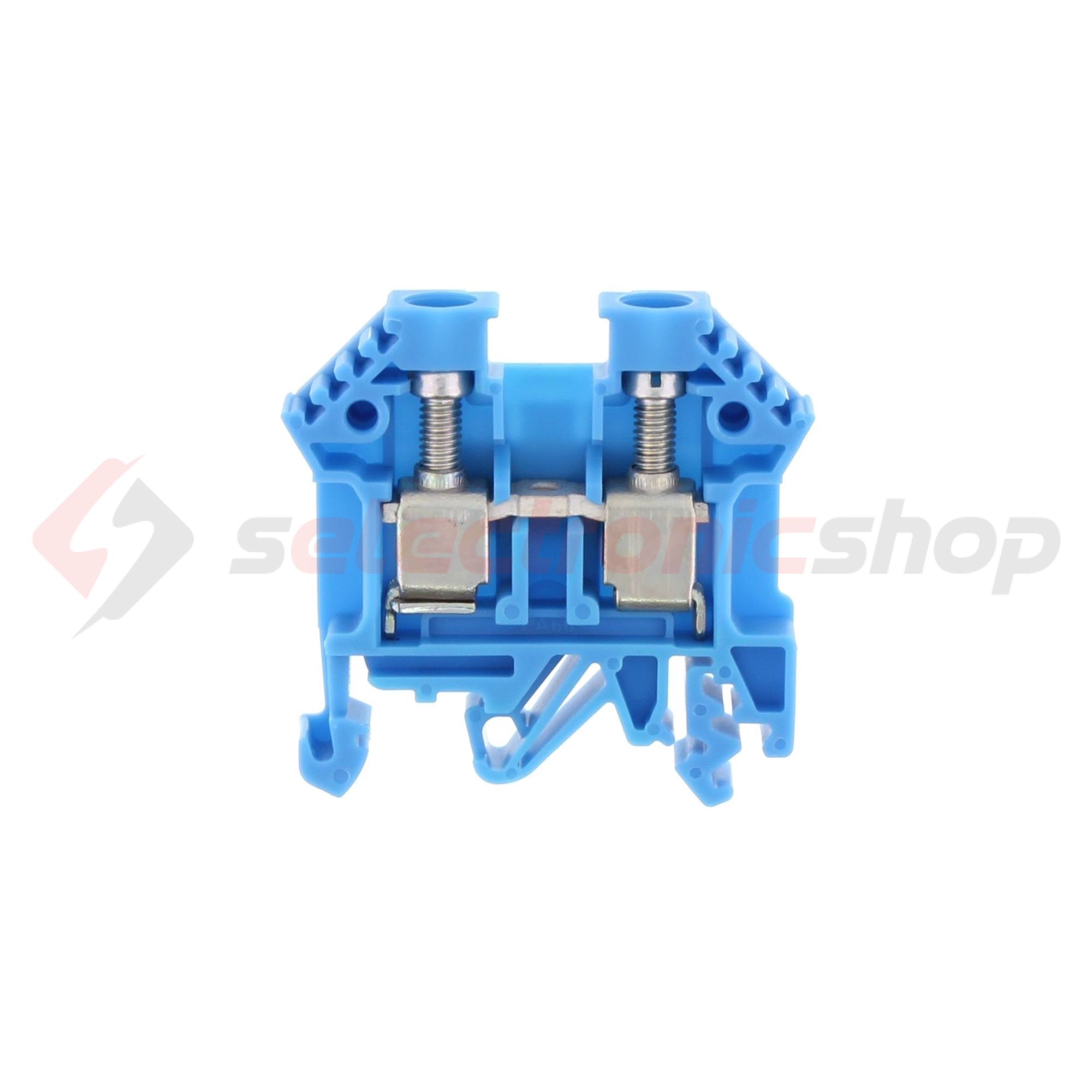Átmenő sorkapocs TS32/35 1-szintes 57A 0,2-10mm2/érvéghüvely kék csavaros/ RK 6-10 BU CONTA-CLIP - 1005.5