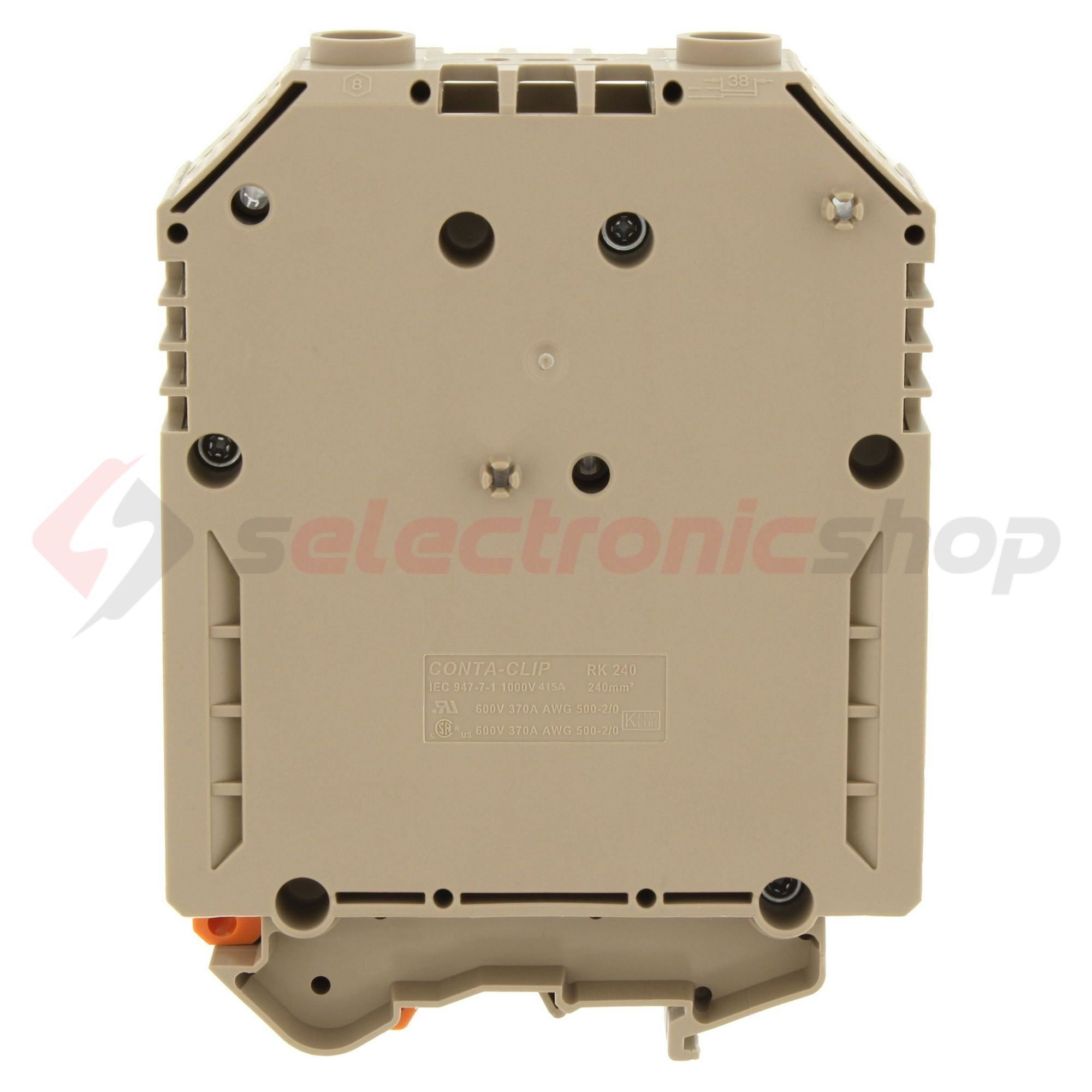 Átmenő sorkapocs TS32/35 imbuszcsavaros 1-szintes 380A 70-185mm2/érvéghüvely RK 240 BG CONTA-CLIP - 1126.2