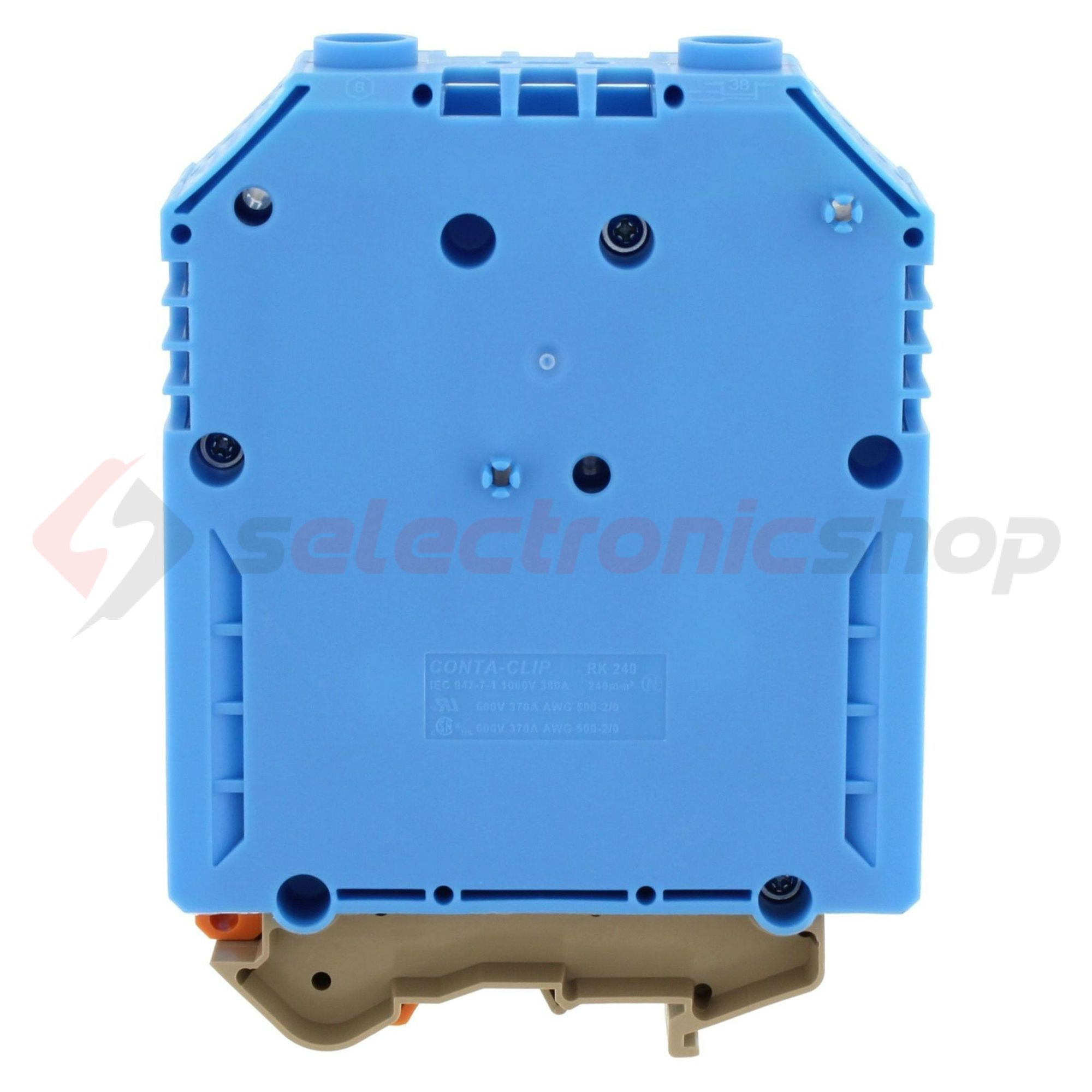 Átmenő sorkapocs TS32/35 imbuszcsavaros 1-szintes 380A 70-185mm2/érvéghüvely RK 240 BU CONTA-CLIP - 1126.5