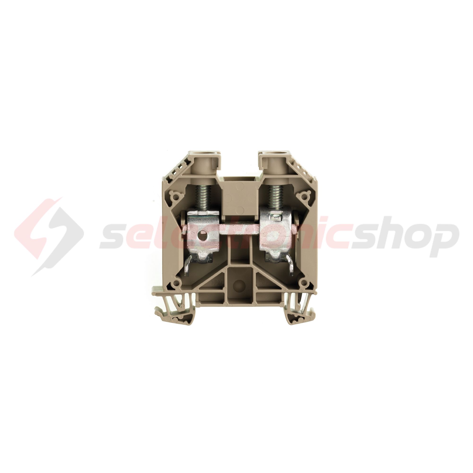 Átmenő sorkapocs TS35 1-szintes 125A 2.5-35mm2 bézs csavaros robbanásbiztos WDU 35 Weidmüller - 1020500000