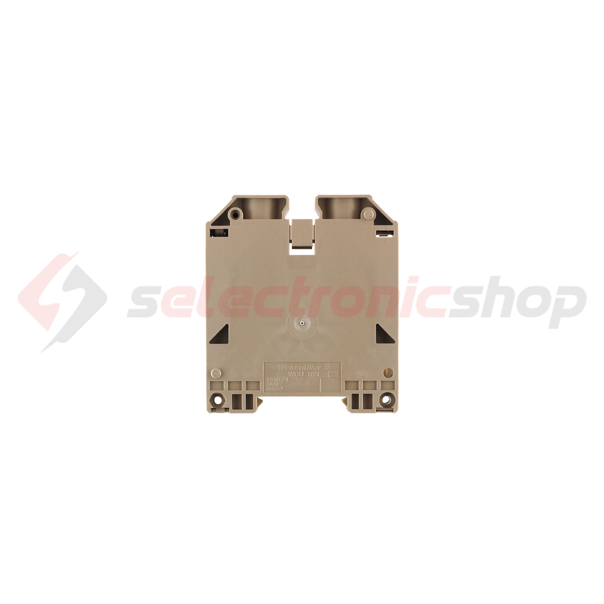 Átmenő sorkapocs TS35 1-szintes 192A 16-70mm2/érvéghüvely bézs csavaros WDU 70N/35 Weidmüller - 9512190000