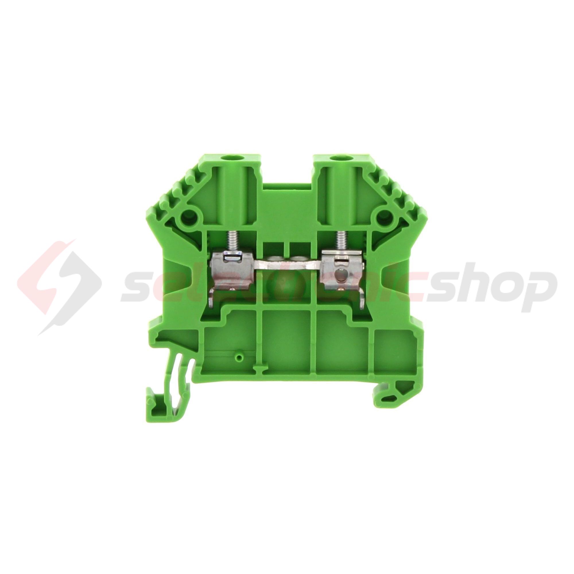 Átmenő sorkapocs TS35 1-szintes 24A 0,2-2,5mm2/érvéghüvely zöld SRK 2,5/2A GN CONTA-CLIP - 17100.1