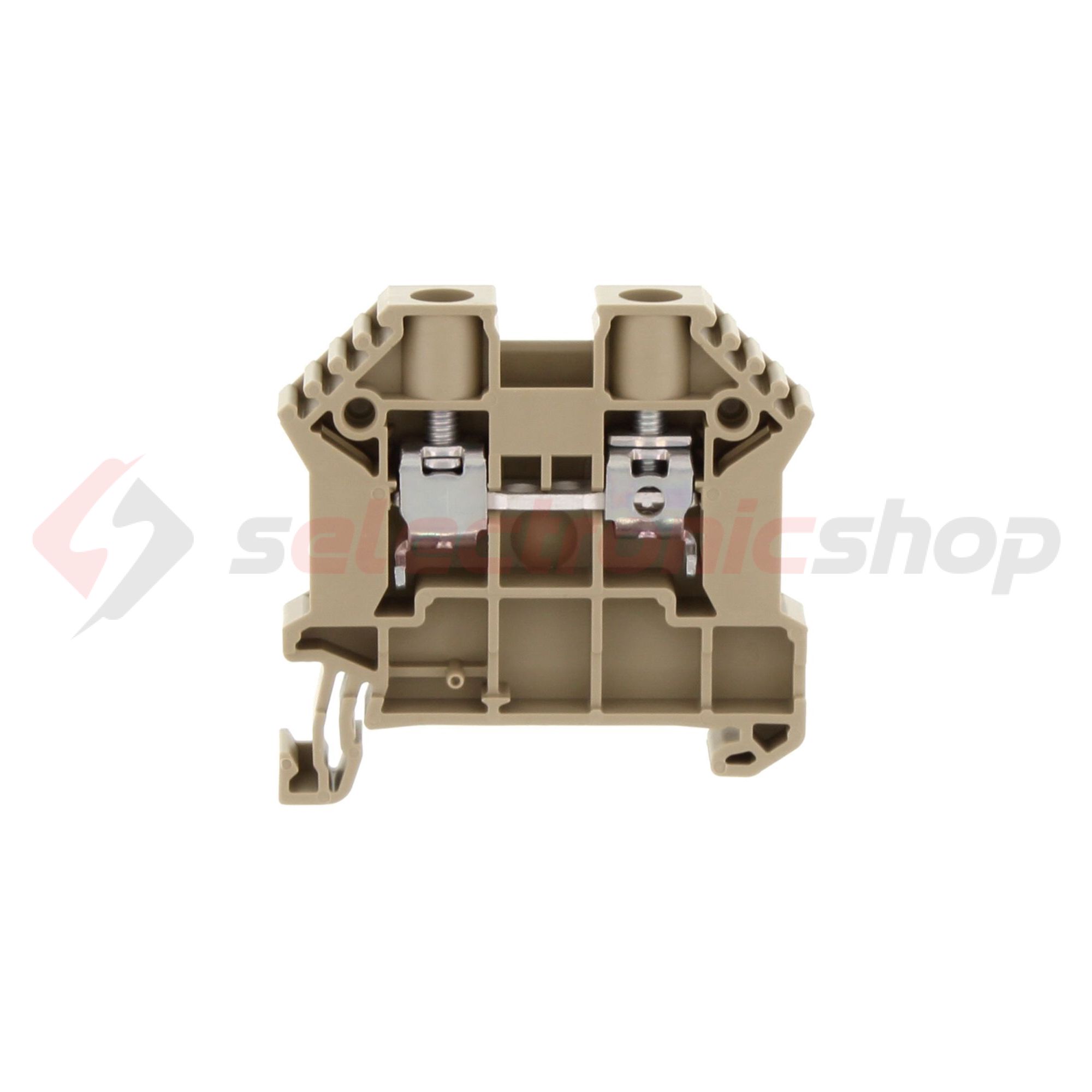 Átmenő sorkapocs TS35 1-szintes 41A 0,2-6mm2/érvéghüvely bézs csavaros/ SRK 6/2A BG CONTA-CLIP - 17108.2