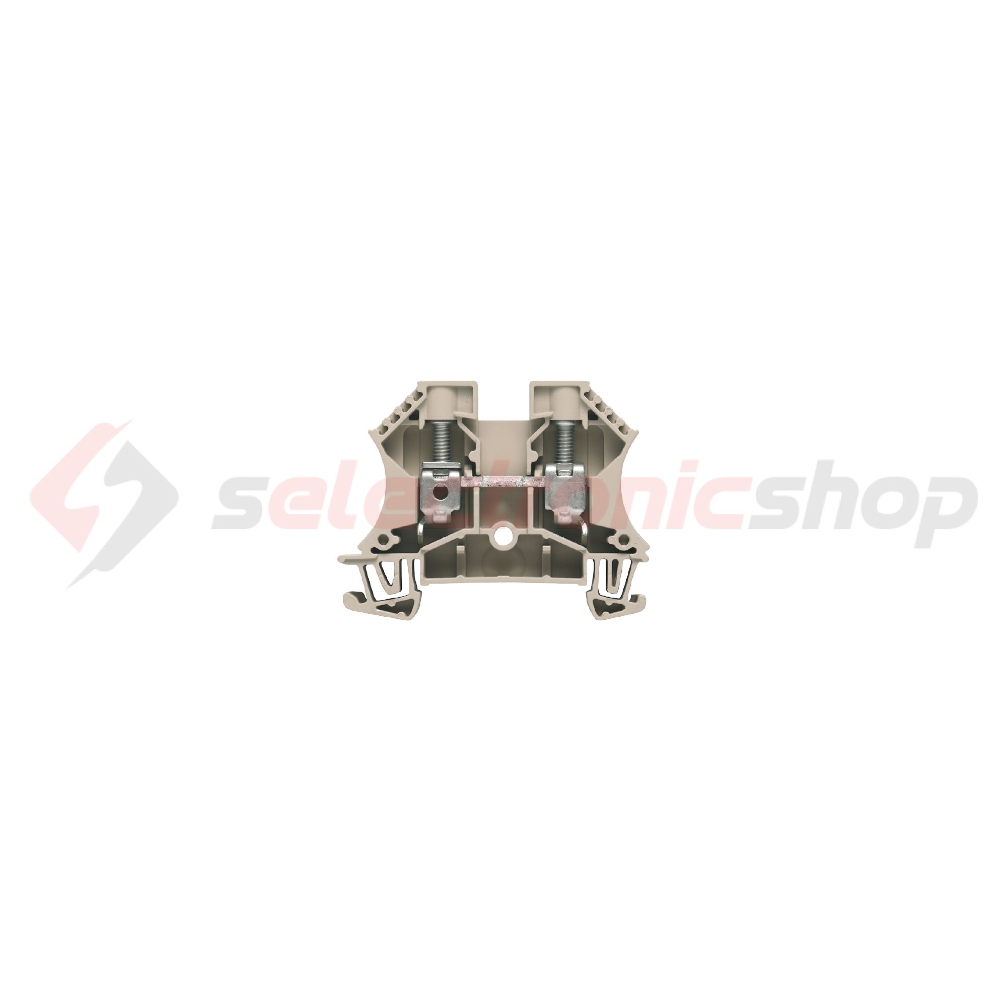 Átmenő sorkapocs TS35 1-szintes 57A 1.5-16mm2 bézs csavaros robbanásbiztos WDU 10 Weidmüller - 1020300000