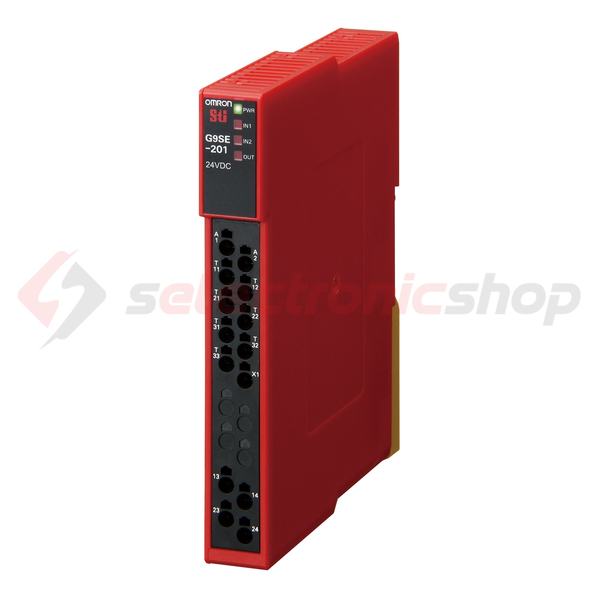 Biztonsági relé univerzális alap 20,4-26,5VDC dugaszolós 4/EN954-1 G9SE-201 OMRON - 679415