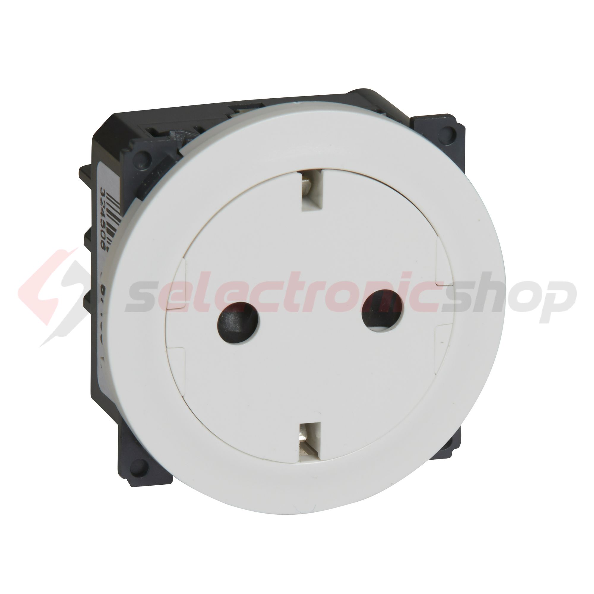 Céliane 162 dugalj földelt központi fedlap gyerekzárral fehér IP20 modultartó LEGRAND - 067166