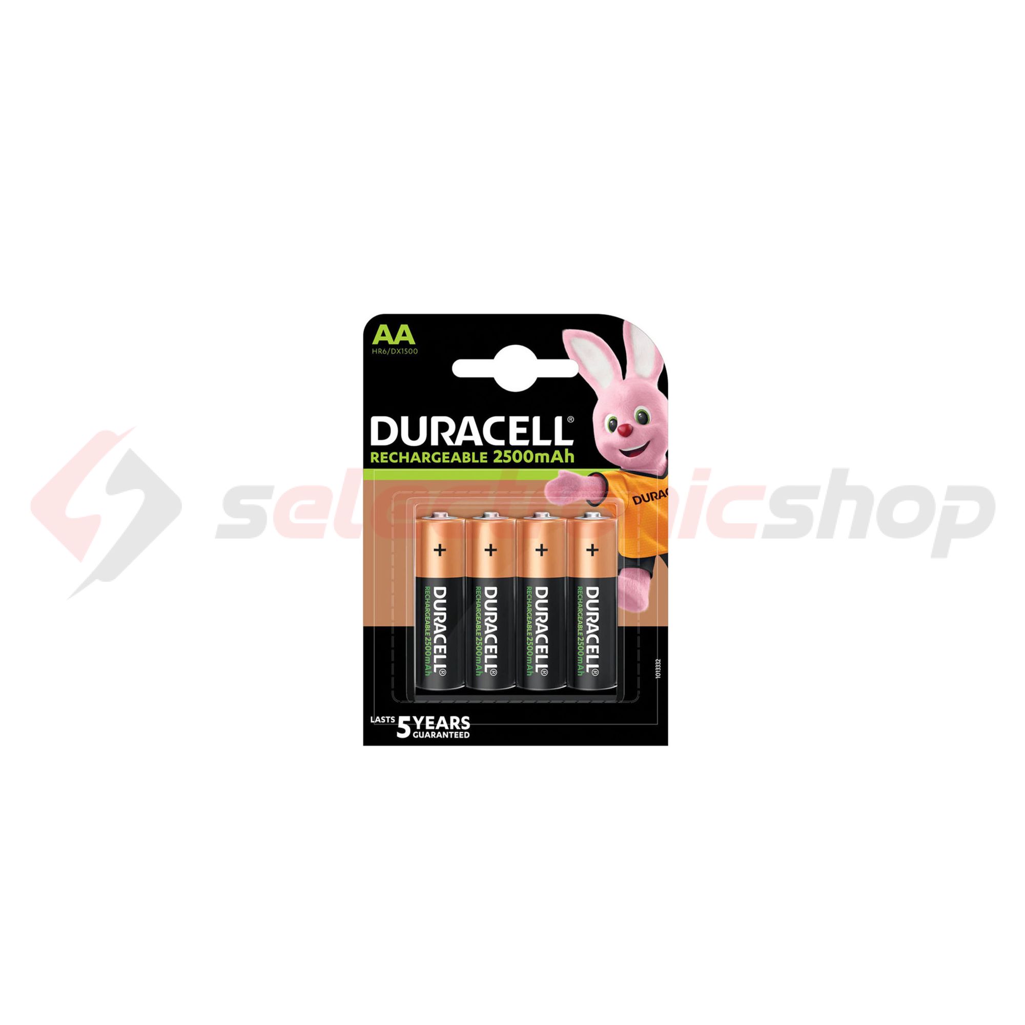 Ceruza akkumulátor 2500mAh nikkel-fém-hidrid Mignon(AA/R6) AA R2U DURACELL - AKKUAA2500B4